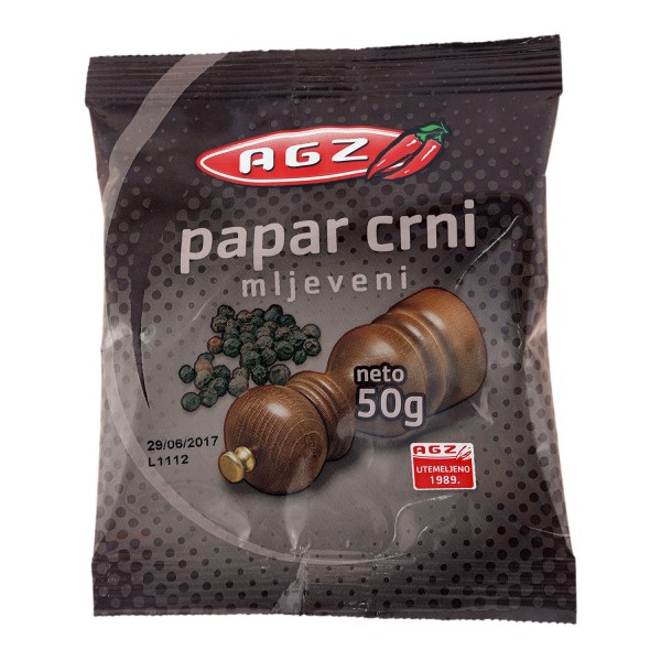 Papar crni mljeveni 50g