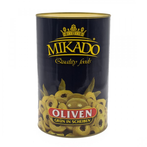 Masline zelene rezane 4100g