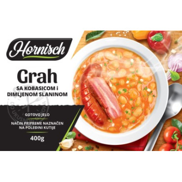 GRAH SA KOBASICOM I DIM. SLANINOM 400G HORNISCH