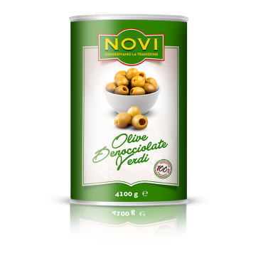 ZELENE OTKOŠTANE MASLINE 4100g - NOVI