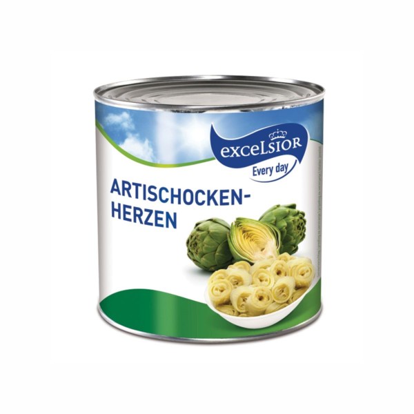 Artičoke srca 2500/1350g 