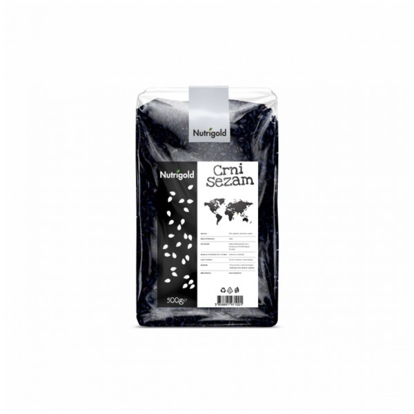 Sezam crni Nutrigold 0,5kg