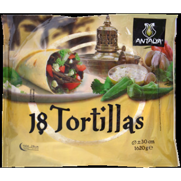 TORTILJA 30CM 18/1 1620G ANTALYA