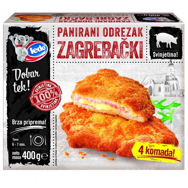 Zagrebački odrezak 400 g