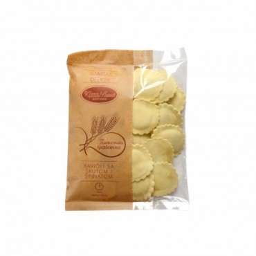 Ravioli sa skutom i špinatom 500g