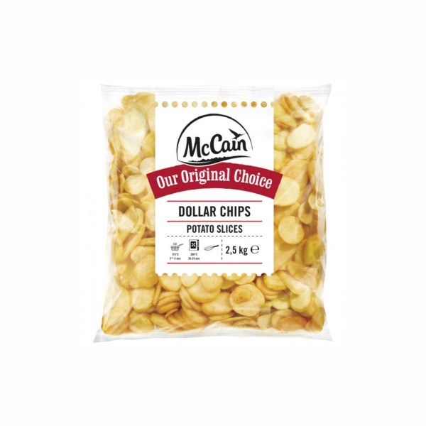 Pomfrit dollar čips2,5kg(10kg)