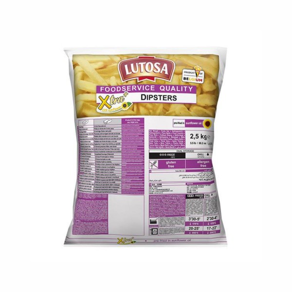 Lutosa žljebasti krumpir Dipster 4x2,5kg