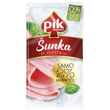Šunka u ovitku narezak 125g 