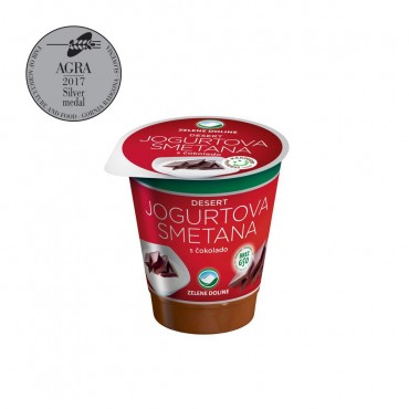 Jogurtno vrhnje s čokoladom 8%mm 150g