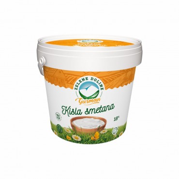 Kiselo vrhnje kvalitetno 18%mm 900g
