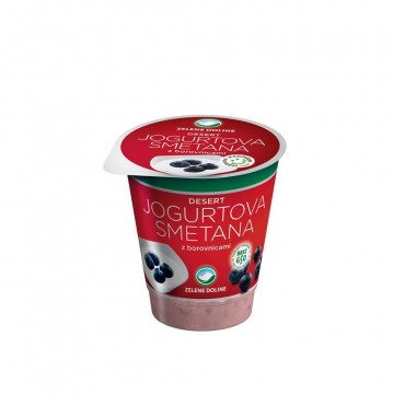 Jogurtno vrhnje borovnica 8%mm150g