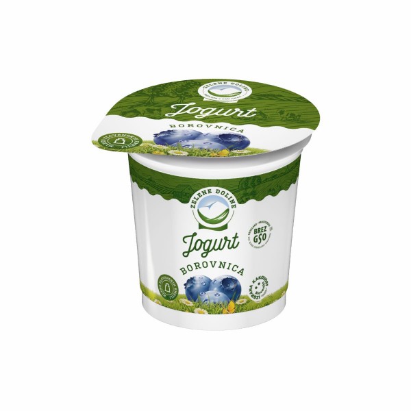 Voćni jogurt borovnica 160g 2,5%mm