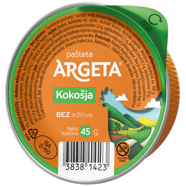 Pašteta kokošja argeta 45 g ( 20 kom)