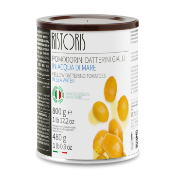 Žute datterino rajčice u morskoj vodi 800g